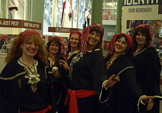 African dancers in the Museum of Wigan Life